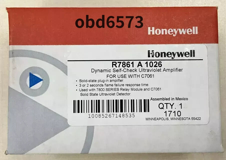 NEW IN BOX original Honeywell R7861A1026 UV flame amplifier R7861 A 1026