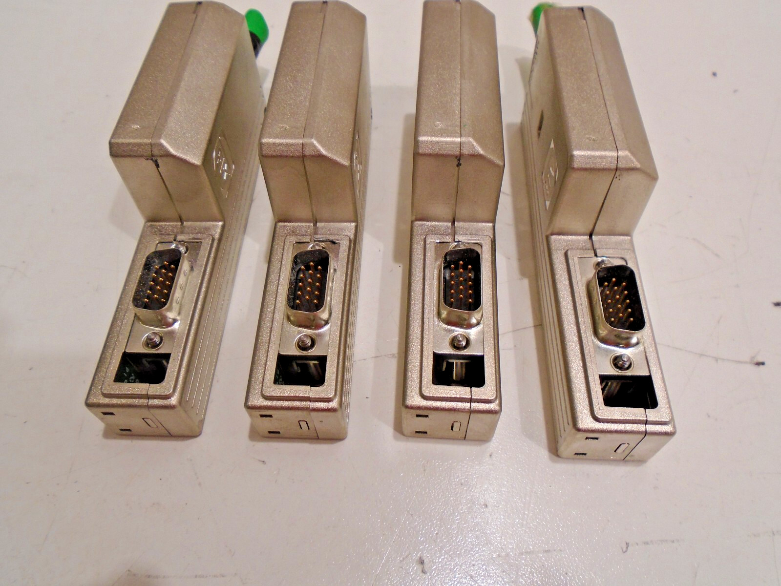 (LOT OF 4) ALLEN BRADLEY 2090-K6CK SERVO CONNECTOR 15-PIN