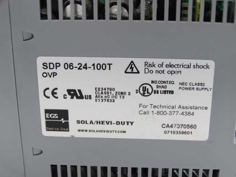 EMERSON SDP06-24-100T POWER SUPPLY