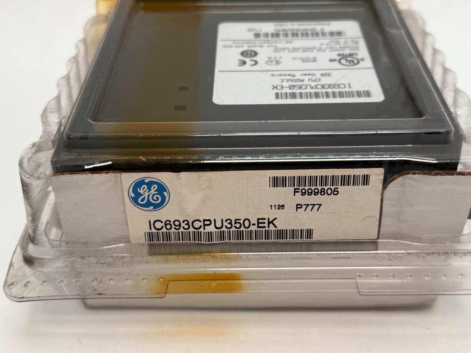 Fanuc IC693CPU350-EK CPU Memory Module 32K IC693-CPU-350-EK GE