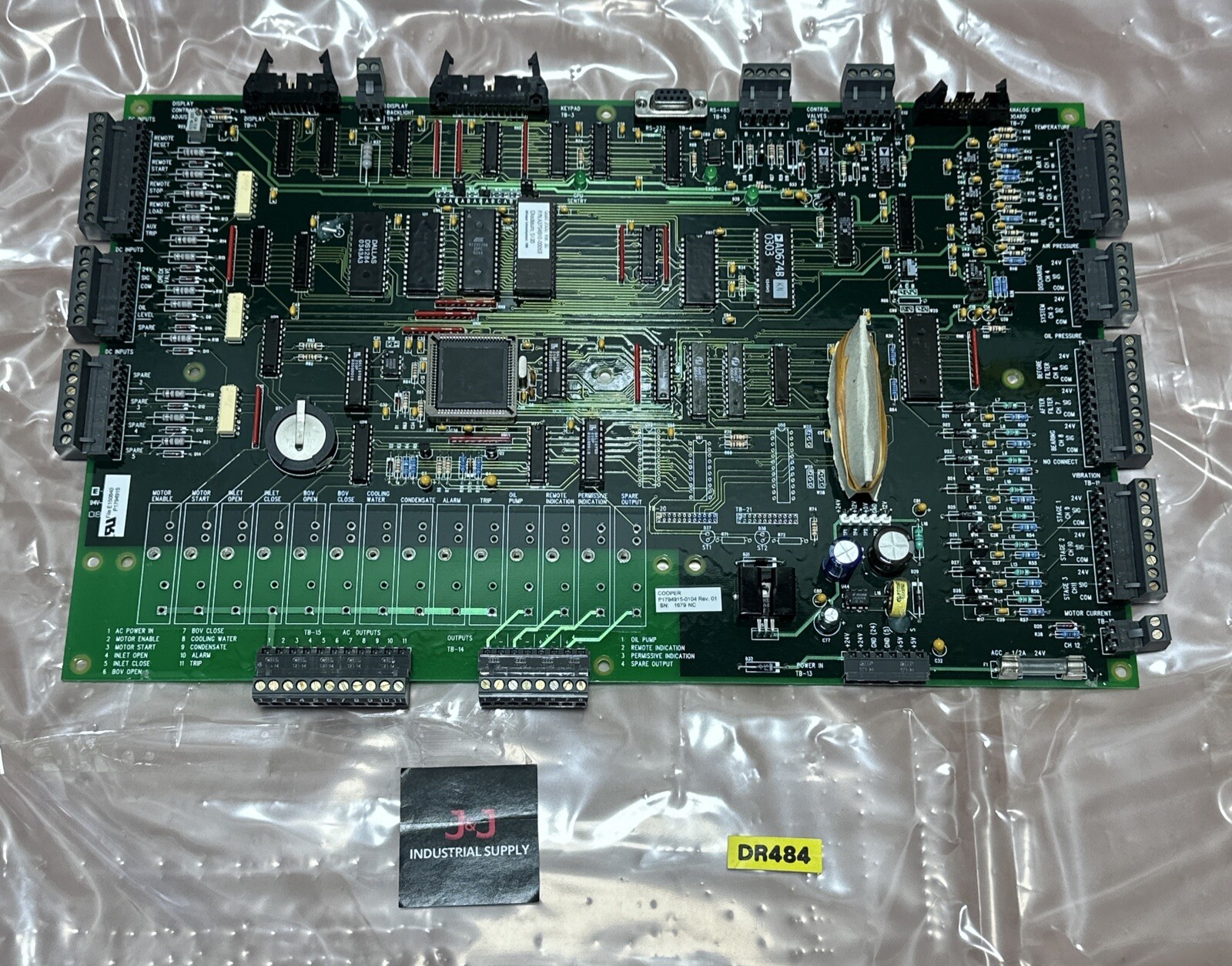 NEW NO BOX- Cooper Turbocompressor P1794915-0104 Rev. 1 Quad2000 Logic Board🇺🇸