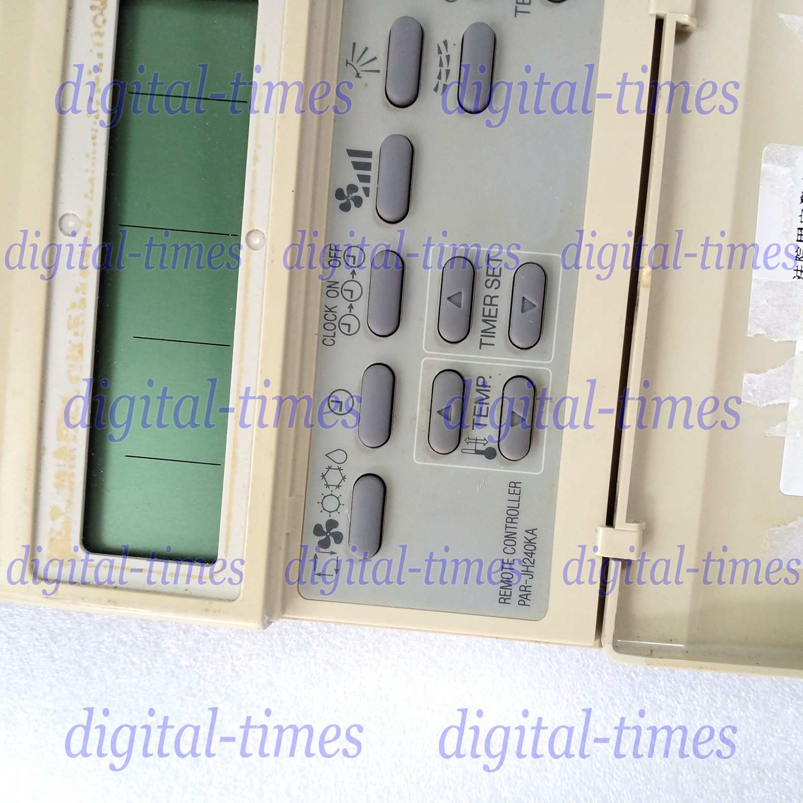 used Mitsubishi MD-0152-001 Air Conditioning Remote Controller PAR-JH240KA