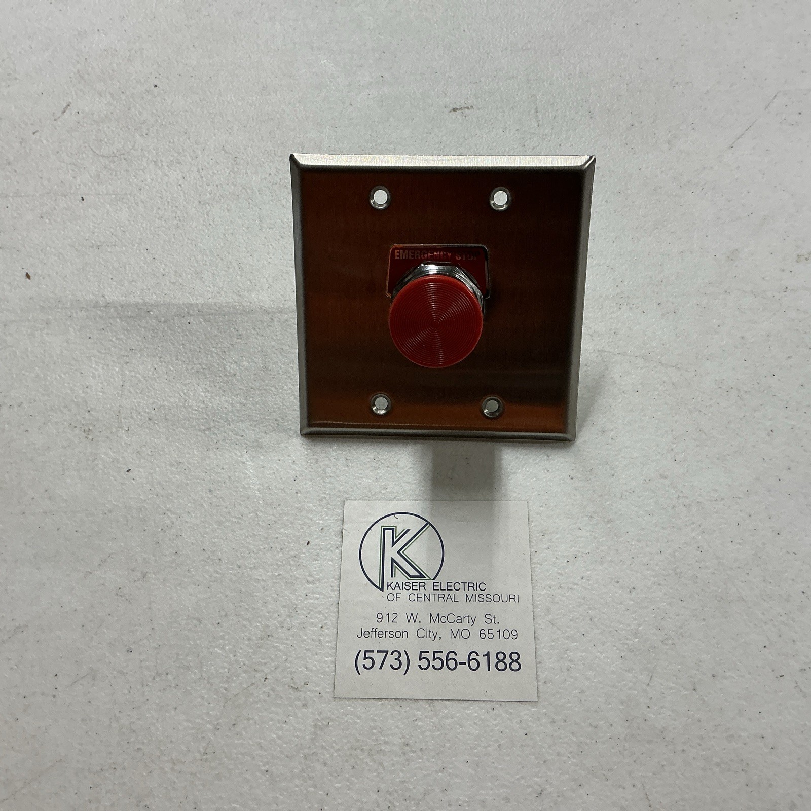 Asco 173A19 Stop Button