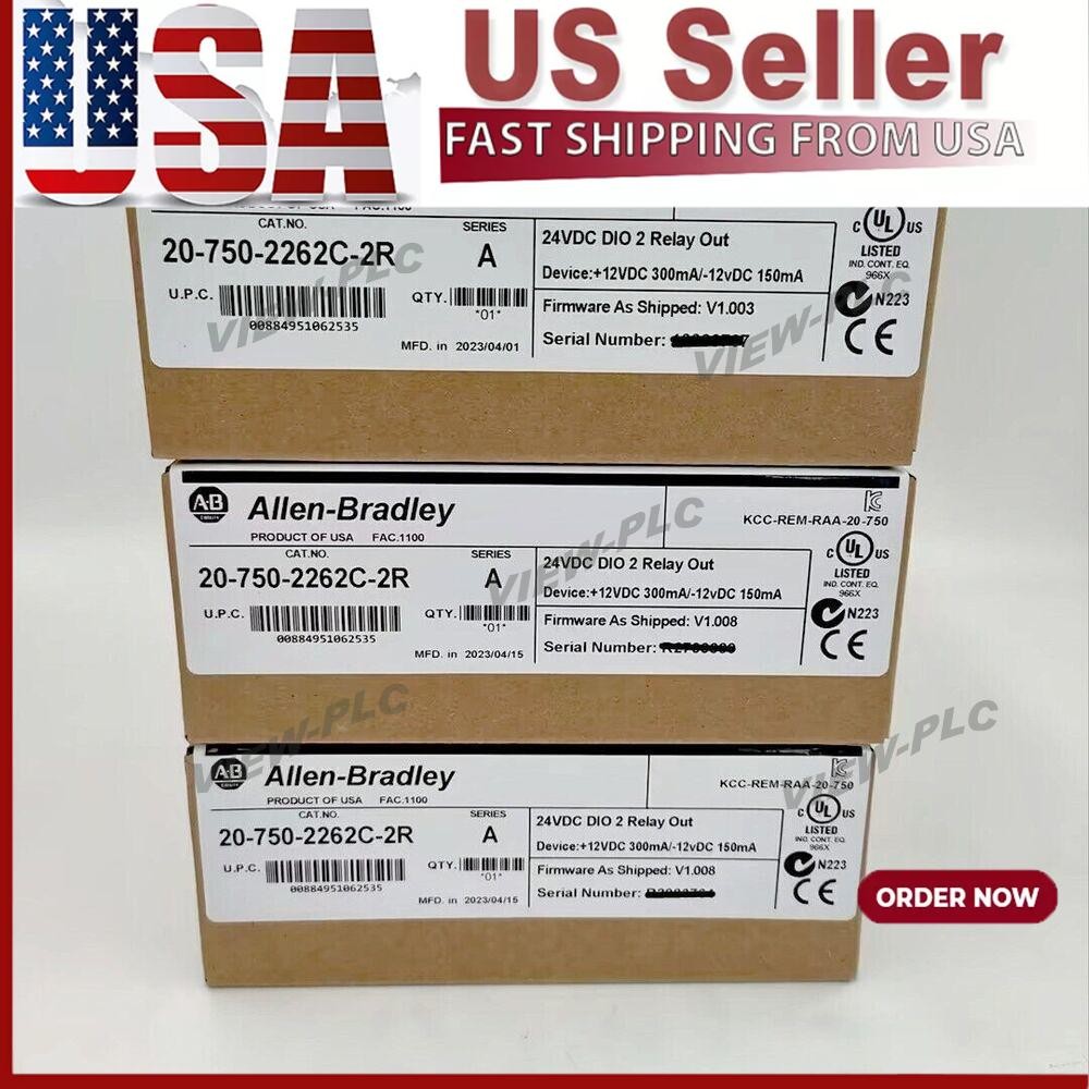 New Factory Sealed AB 20-750-2262C-2R /A 750 24V DC IO Option Module US Free Tax