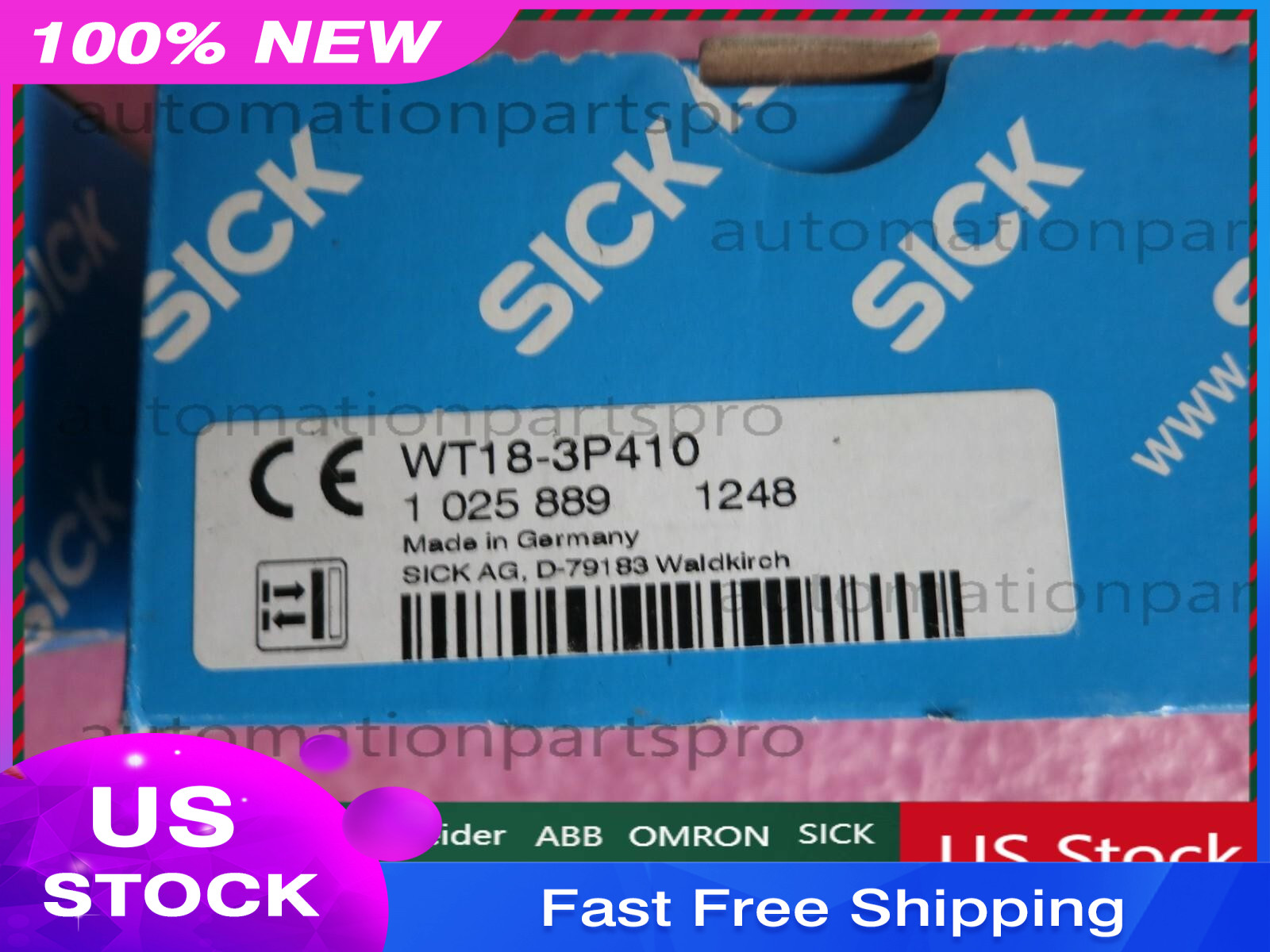 SICK WT18-3P410 Photoelectric Sensor New One WT183P410 Expedited Shipping