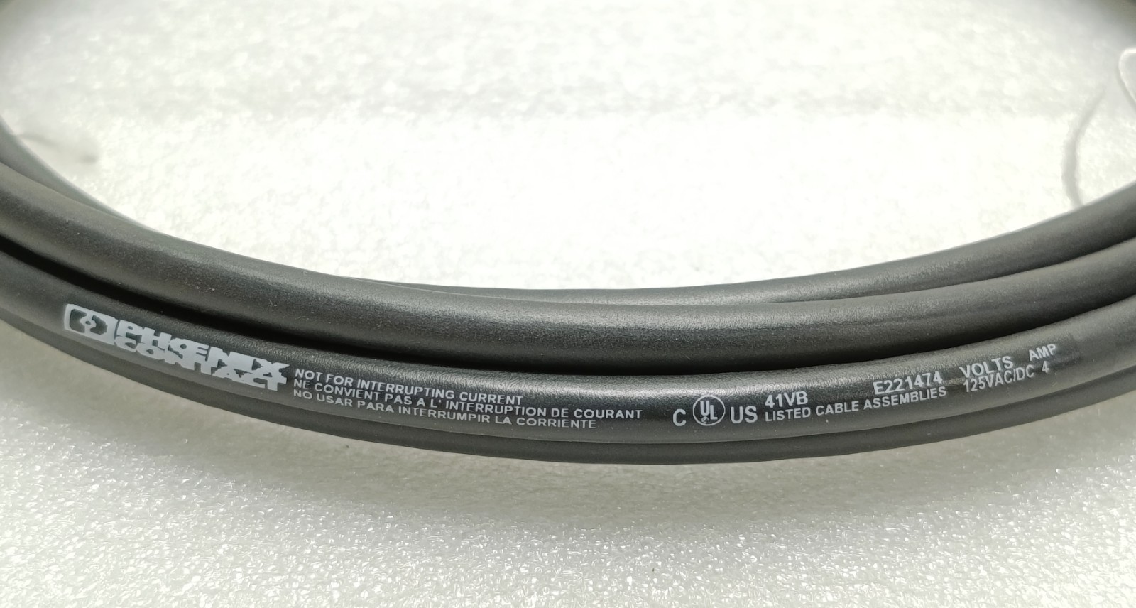 Phoenix Contact 1576465 M12 Female 5-Pin Cable 2.95m PUR SENSOR EYE UV-E014