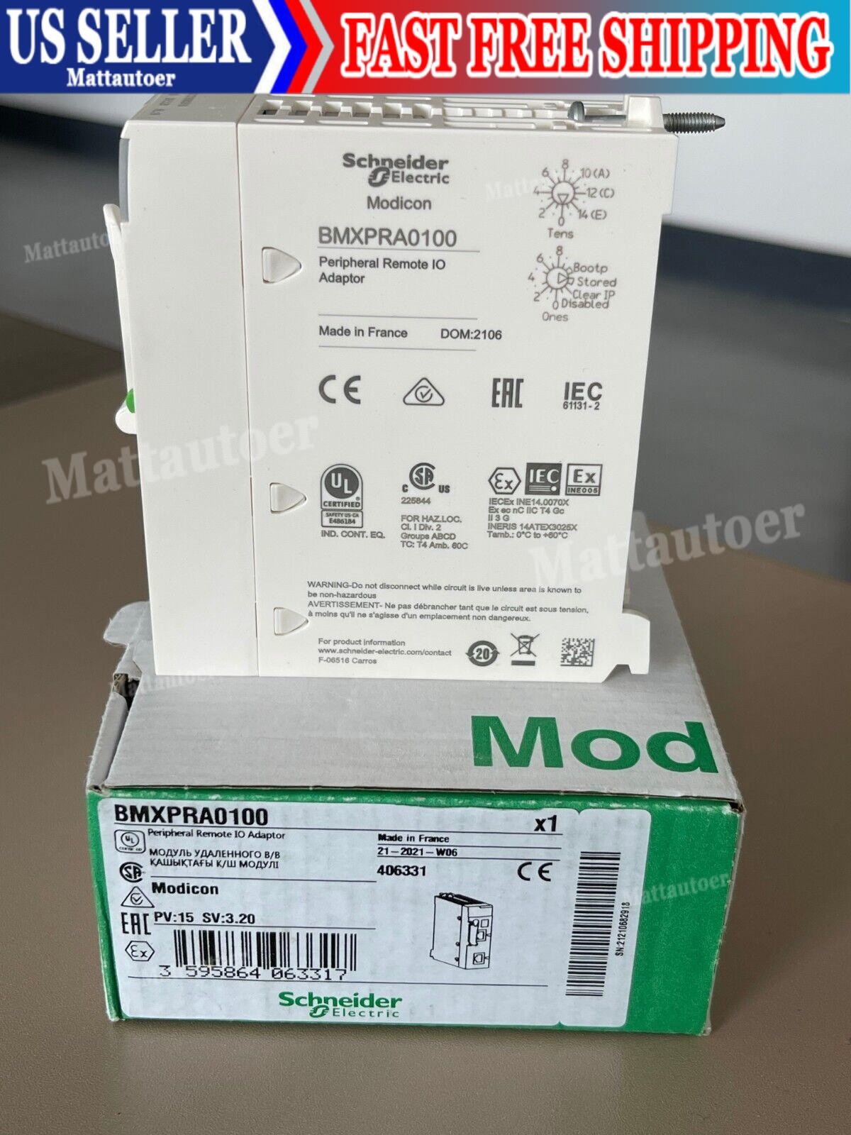 In Stock New BMXPRA0100 Peripheral Remote I/O Adapter Module