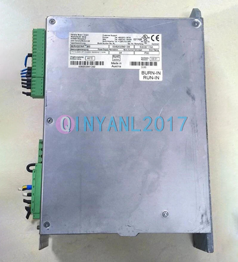 1PCS Used KOLLMORGEN SERVOSTARModule S30361-NA