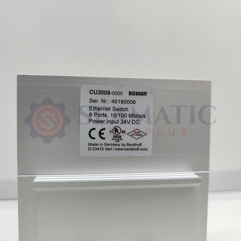 New BECKHOFF CU2008 | Infrastructure, 8-port switch, Ethernet , V#842A