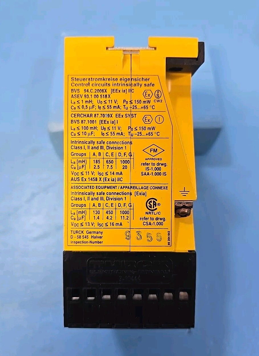 TURCK Multi Safe MS 21-12 EX0-R ROTATIONAL SPEED MONITOR