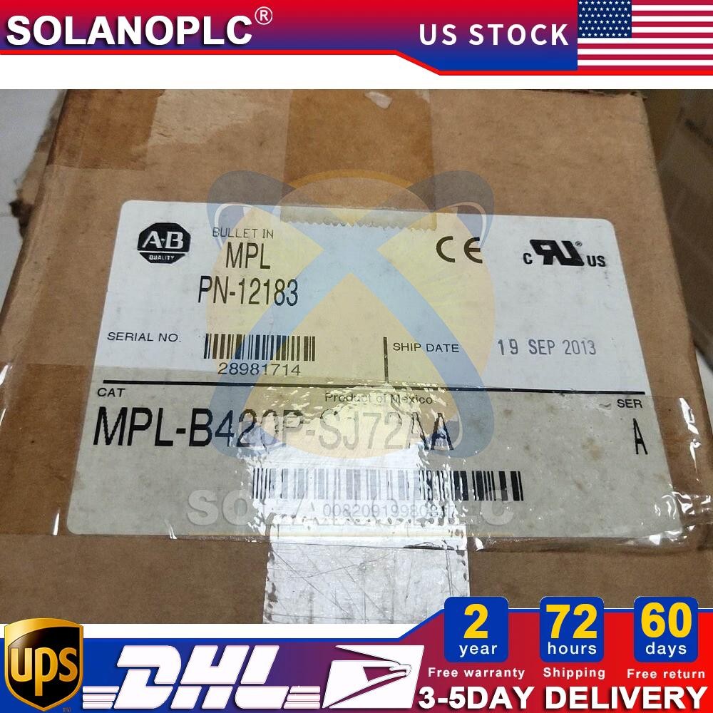 NEW ORIGINAL AB MPL-B420P-SJ72AA SERVO MOTOR MPLB420PSJ72AA Fast Shipping