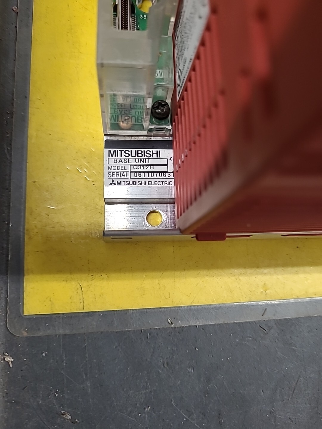 MITSUBISHI CPU MODULE, Q312B BASE UNIT, Q61P POWER SUPPLY, Q06HCPU CPU