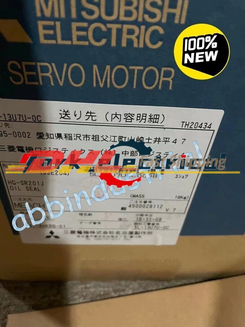 New HG-SR201J Mitsubishi AC Servo Motor