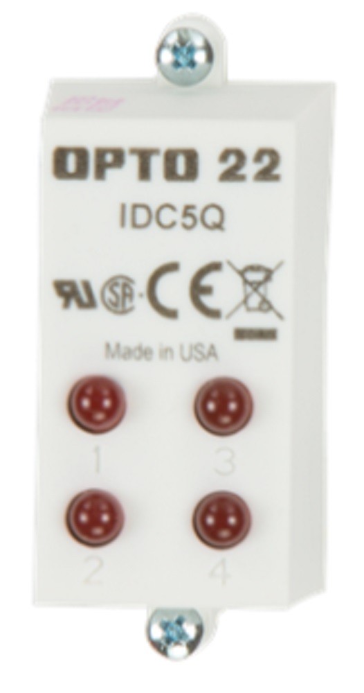 Opto 22 IDC5Q Quad Pak 4-Channel AC/DC Input, 12-32 VAC/10-32 VDC, 5 VDC Logic