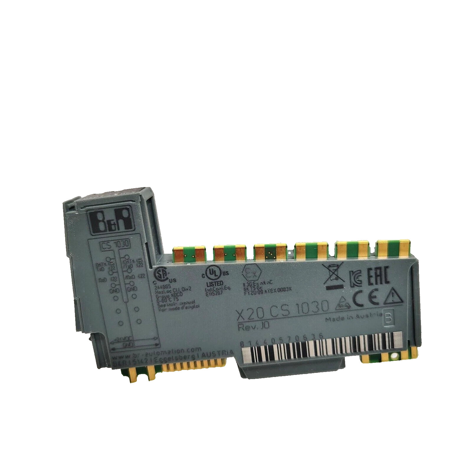 NEW B&R X20-CS-1030 PLC Module DIGITAL INPUT MODULE1-WIRE CONNECTION