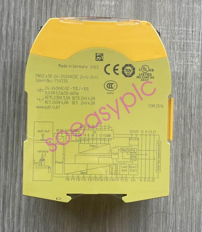 1PC New PILZ 750330 PLC Module Safety Relays PNOZ S30 24-240VADC DHL Expedited S