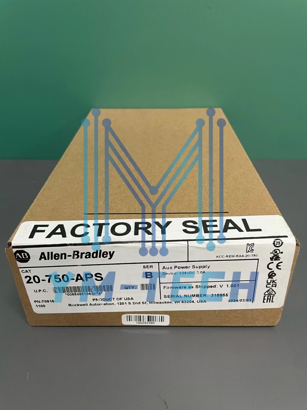 New Allen-Bradley 20-750-APS AB 20750APS PowerFlex 750 Auxillary Power Supply