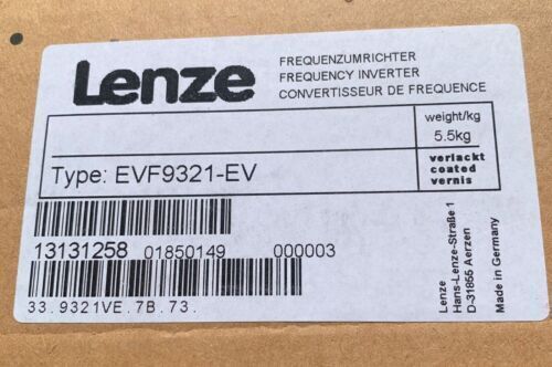 EVF9321-EV NEW LENZE SERVO DRIVE INVERTER EVF9321-EV
