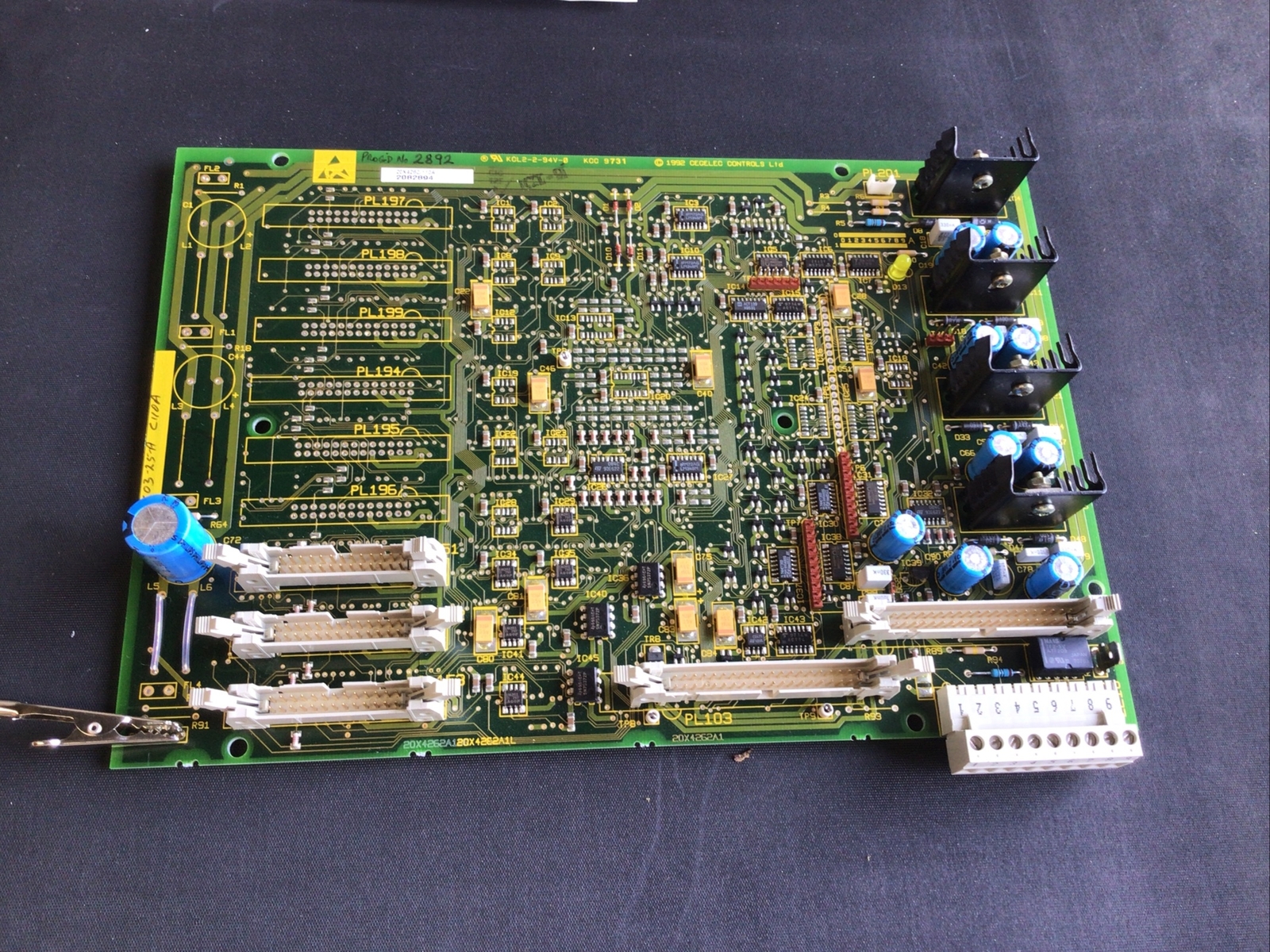 CEGELEC CONTROLS 20X4262 POWER INTERFACE KIT