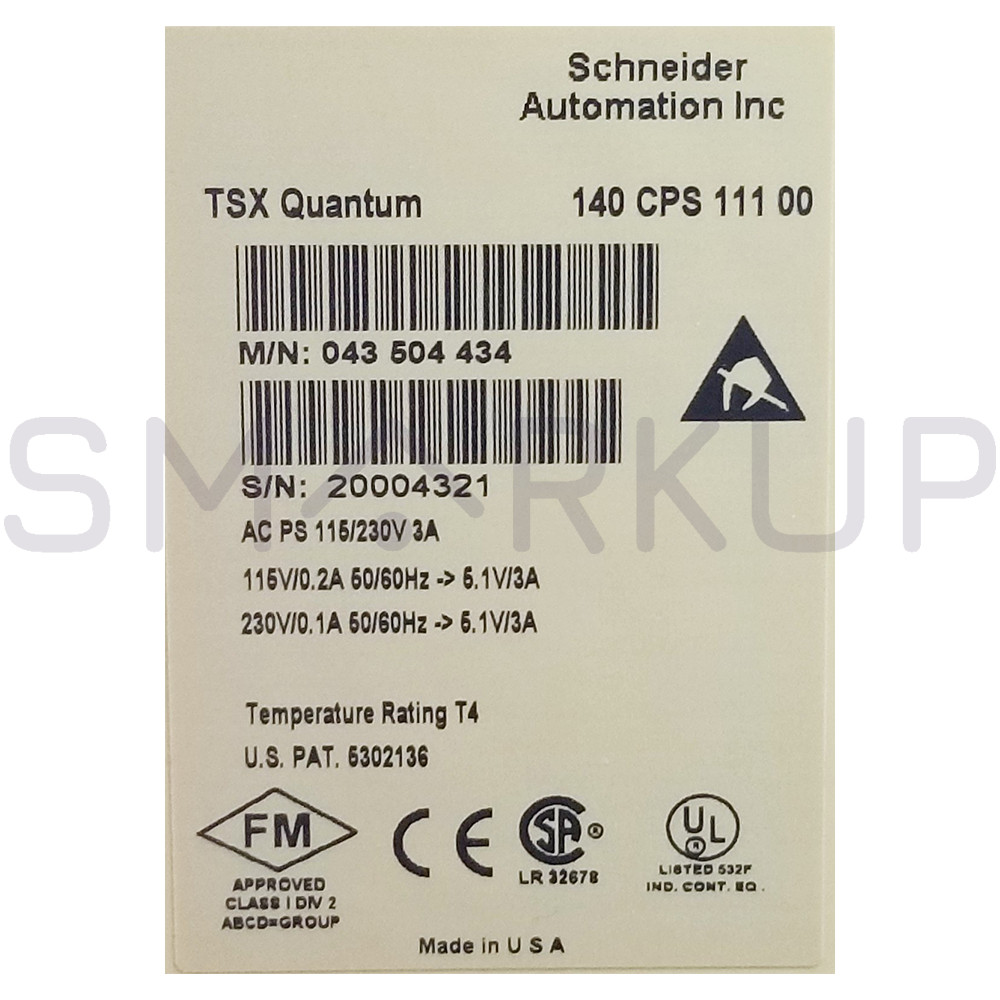New In Box SCHNEIDER 140 CPS 11100 Power Module