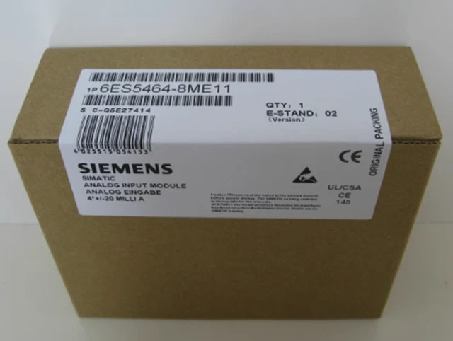 SIEMENS Analog Input MODULE 6ES5 464-8ME11, NEW Siemens SIMATIC S5 6ES5464-8ME11