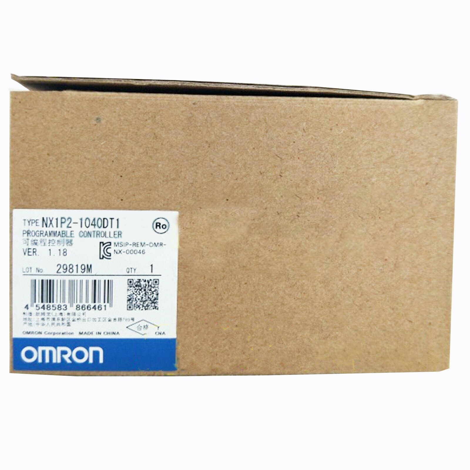 NX1P2-1040DT1 NEW OMRON NX1P21040DT1 PLC Processor Module
