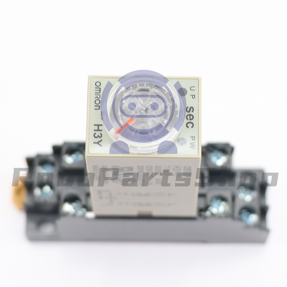 1PCS New Omron H3Y-2 H3Y2 PPower-on Delay Timer Relay 8 Pins /RS