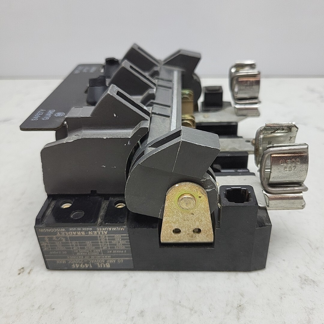 Allen-Bradley 1494F Disconnect Switch 60 Amp 600 Vac 250 Vdc *USED