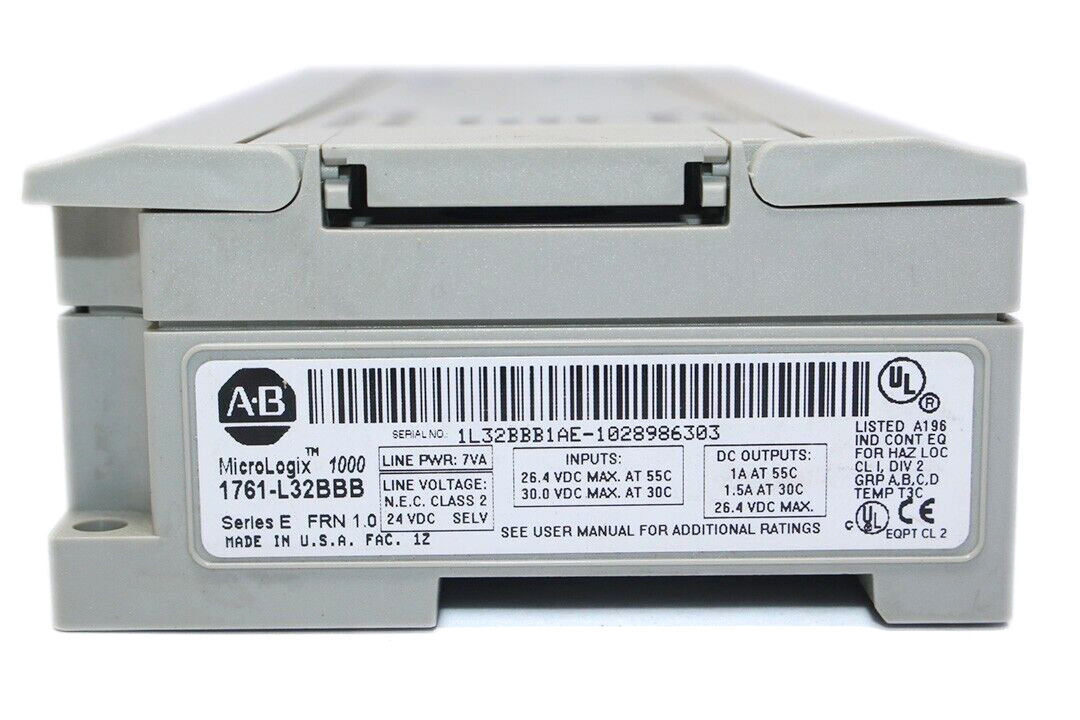Allen Bradley 1761-L32BBB MicroLogix 1100 PLC 32 I/O 120VAC