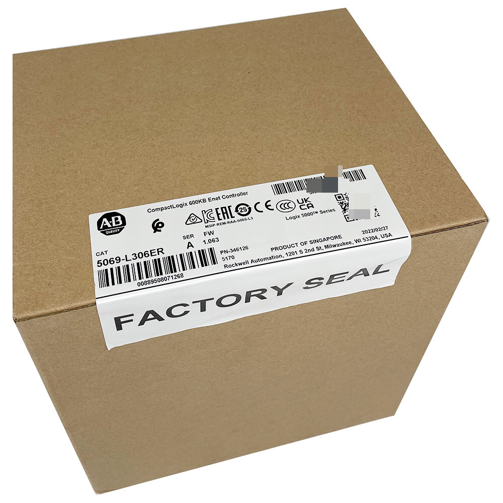 Allen-Bradley 5069-L306ER AB 5069L306ER CompactLogix 5380 Controller 600KB