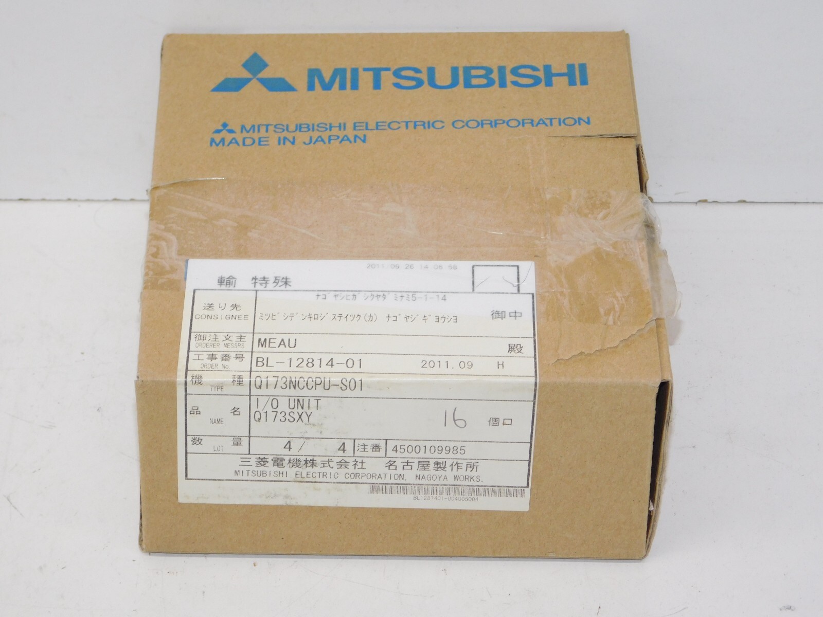 New Mitsubishi Electric Q173NCCPU-S01 PLC Processor Module C70 NC Unit in Box