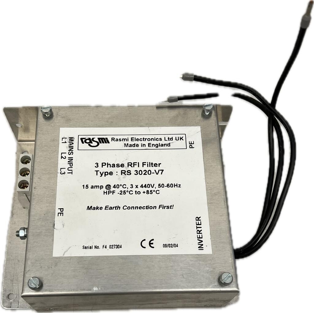 Rasmi 3 Phase RFI Filter, RS 3020-V7, RS3020-V7