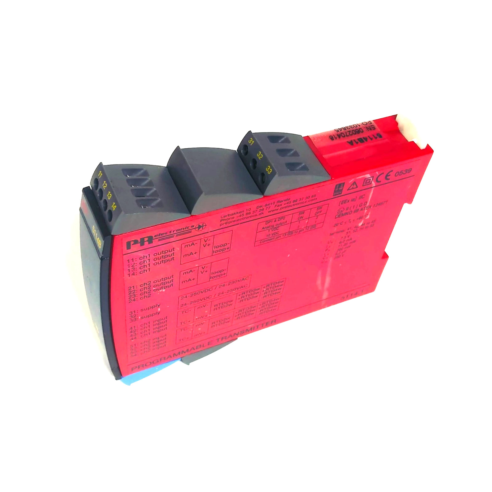 PR Electronics 5114B Programmable Transmitter