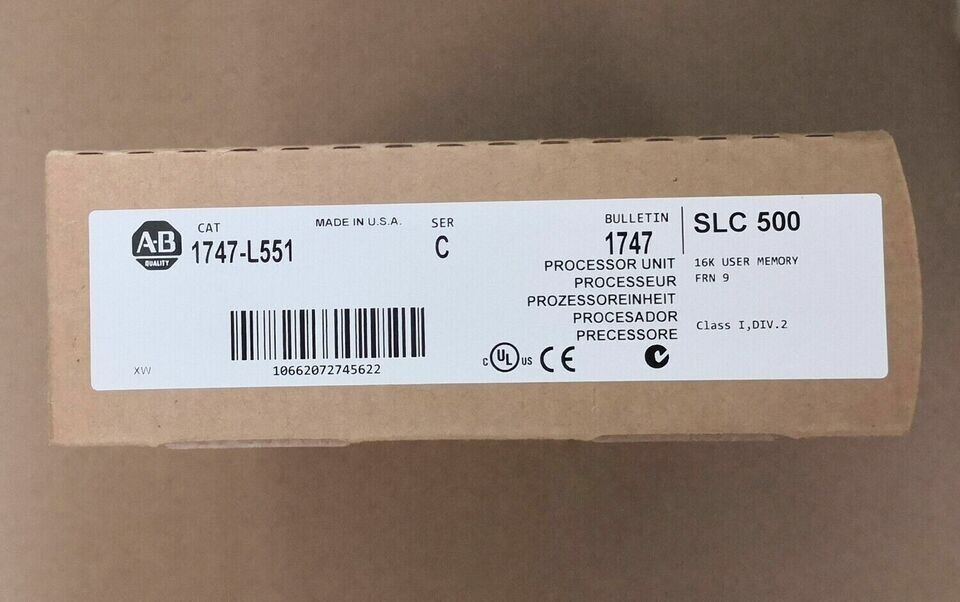NEW Factory Sealed AB 1747-L551 /C SLC 5/05 CPU Processor Unit Module 1747L551