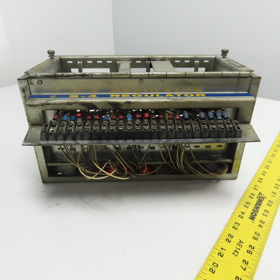 General Electric 36X972623G1 S-4 Regulator 4-Slot Rack Chassis