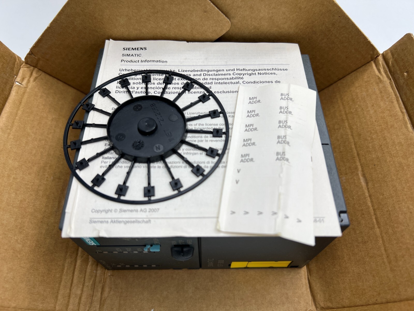 New Siemens 6ES7315-2FH13-0AB0 6ES7 315-2FH13-0AB0 SIMATIC CPU315F-2 PN/DP