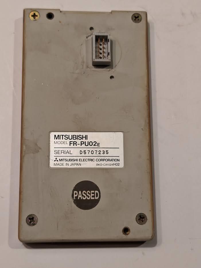 Mitsubishi FR-PU02E Input Parameter Unit