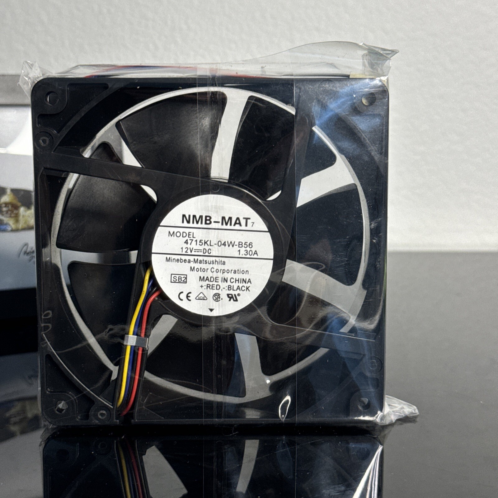 1pcs NMB 4715KL-04W-B56 12V=DC. 1.30A Free Shipping A5