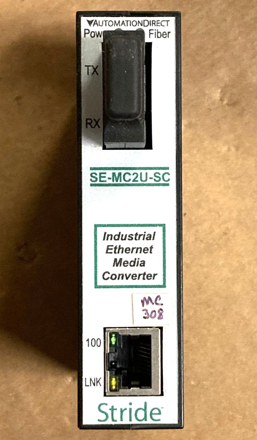 Stride SE-MC2U-SC Industrial Ethernet Media Converter – NEW