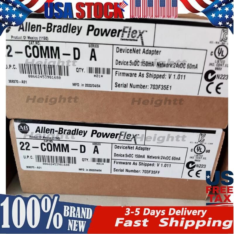 New IN BOX AB 22-COMM-D Powerflex Devicenet Adapter Module Series A FAST SHIP