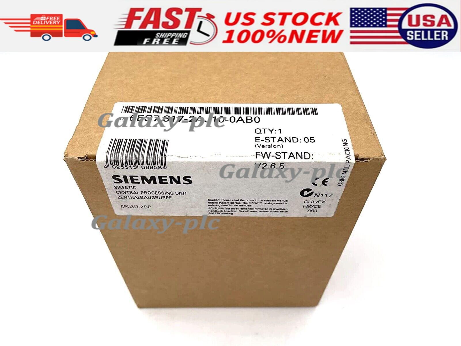 NEW Siemens 6ES7 317-2AJ10-0AB0 6ES7317-2AJ10-0AB0 Controller Module
