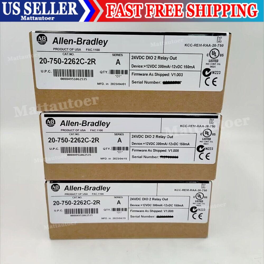 New Factory Sealed AB 20-750-2262C-2R /A 750 24V DC IO Option Module US Free Tax