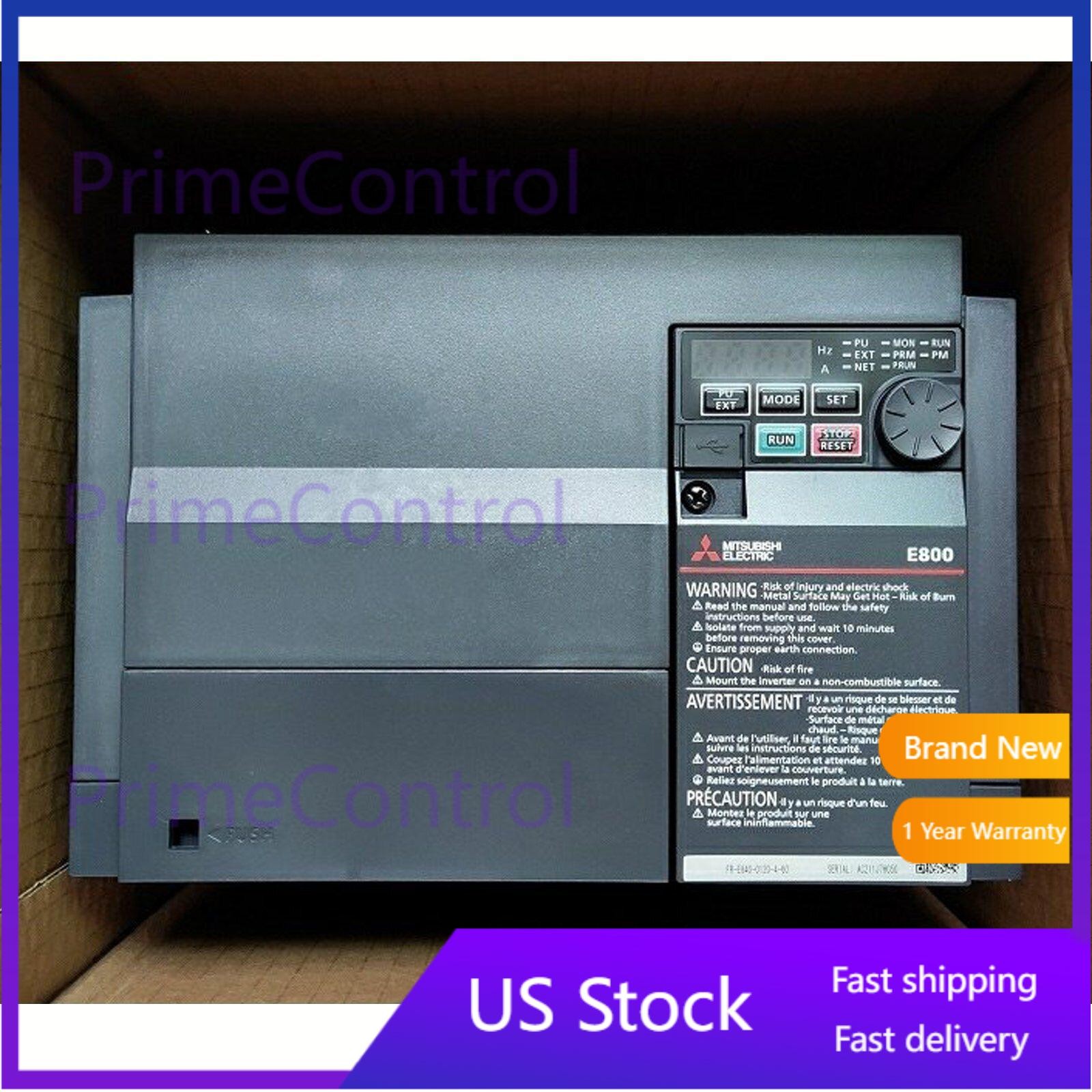 New One Mitsubishi FR-E840-0120-4-60 Inverter FRE8400120460 Expedited Shipping