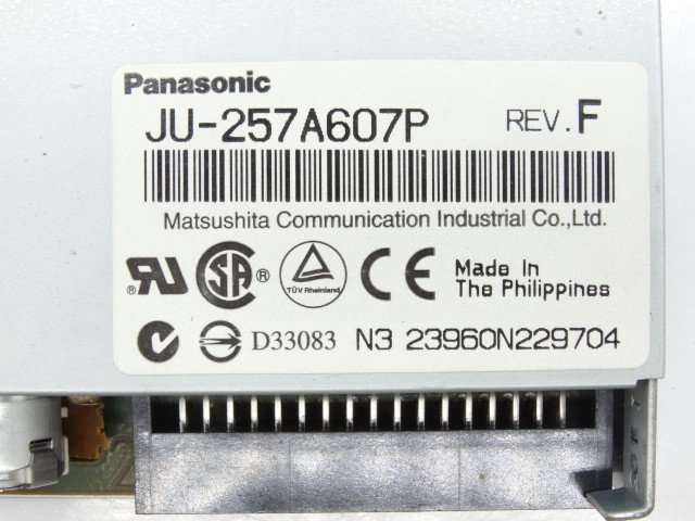 MATSUSHITA ELECTRIC JU-257A607P DRIVE
