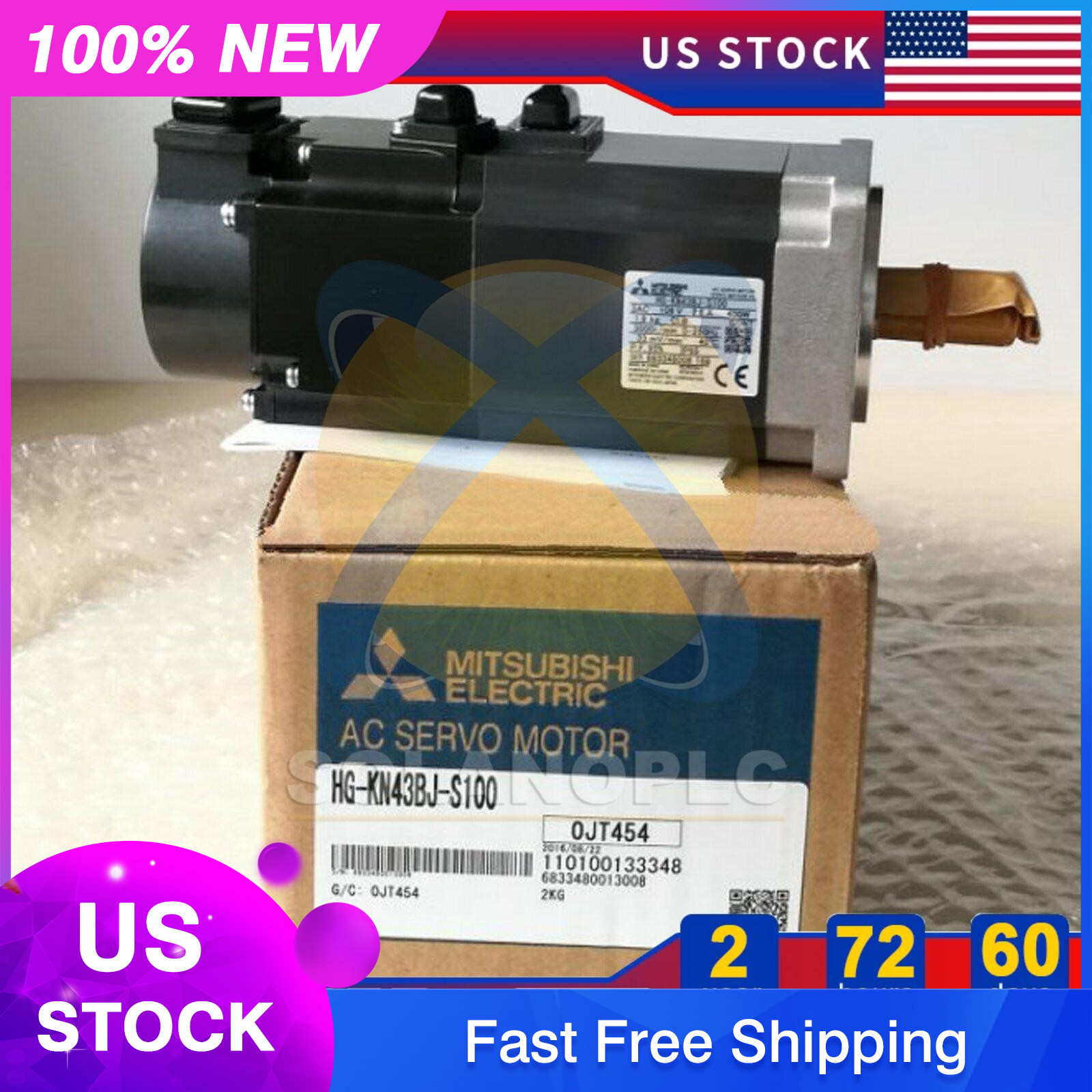 Mitsubishi HG-KN43BJ-S100 1PC New AC Servo Motor In Box