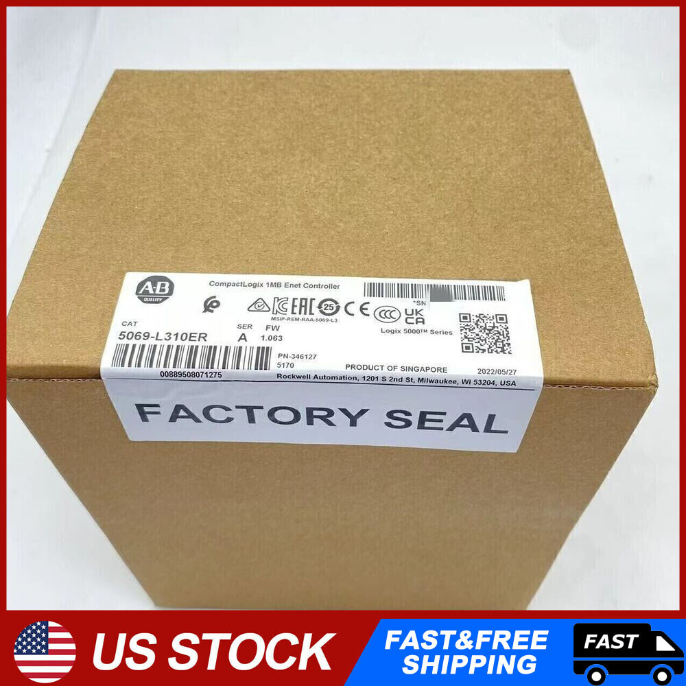 NEW Sealed 5069-L310ER Allen-Bradley SER A CompactLogix 1MB Controller FREE SHIP