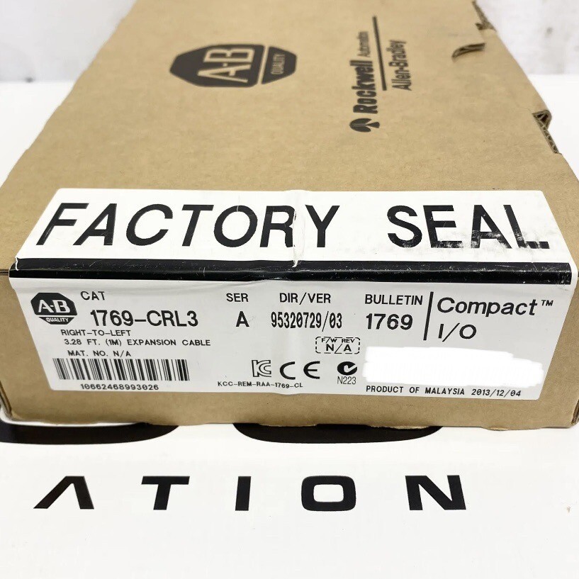 Allen Bradley 1769-CRL3 Bulletin Right To Left 3.28ft Cable SHIPS FROM USA
