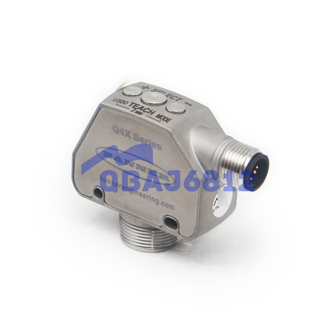 NEW BANNER Q4XTBLAF500-Q8 Laser Adjustable Field Range: 500 mm Input: 10-30 V dc