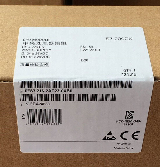 Siemens 6ES7 216-2AD23-0XB0 6ES7216-2AD23-0XB0 CPU 226 Compact Unit New In Box