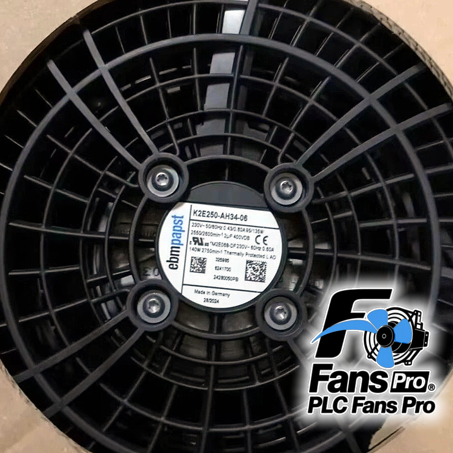 1PCS Brand New Ebmpapst K2E250-AH34-06 AC230V 95/135W Cooling Fan Fast Shipping